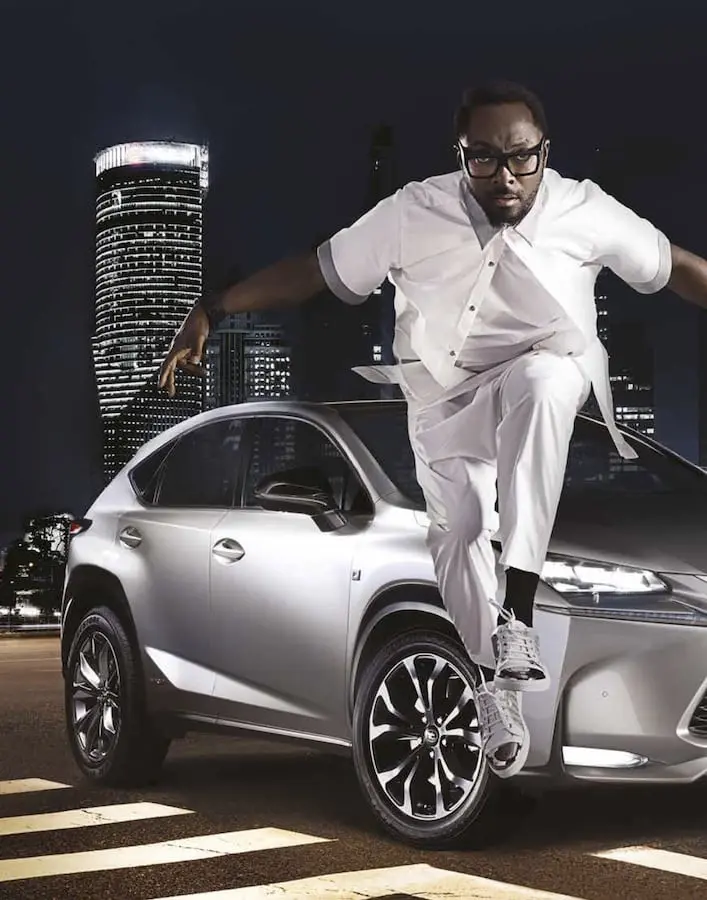 Celebrities drive it funky will i am puts his foot down - Celebrities