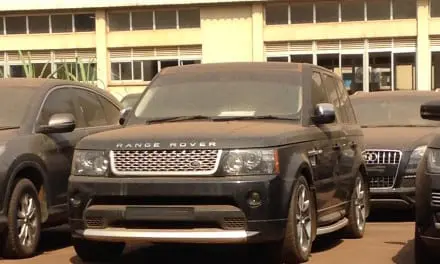 Stolen Recovered 4 x 4s from Uganda