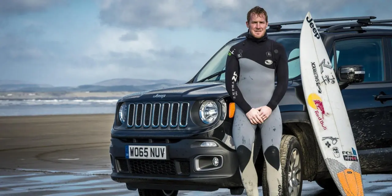 Jeep Catches Big Wave Surfer Andrew Cotton