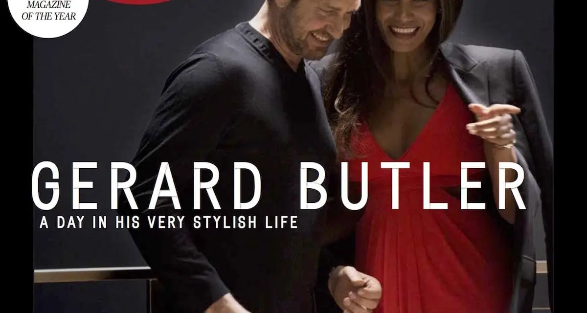 Gerard Butler is our New Cover Star