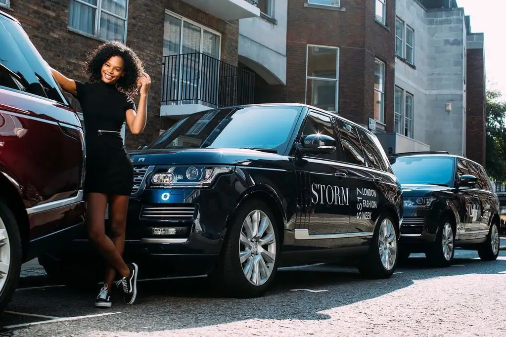 Celebrities range rover storm - Celebrities