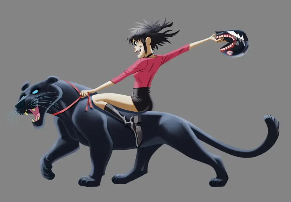 Celebrities Gorillaz Noodle Jaguar - Celebrities