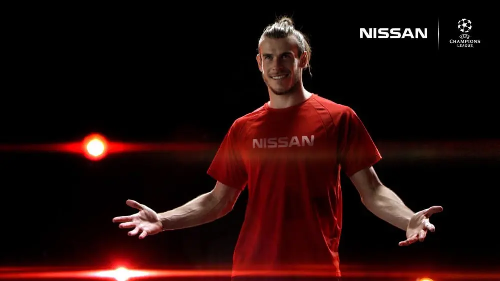 Celebrities 426159619 Nissan Global Ambassador Gareth Bale - Celebrities