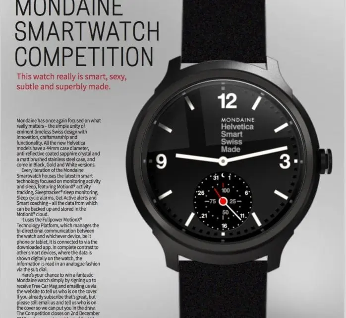 Mondaine Watch Competition – we have a winner!