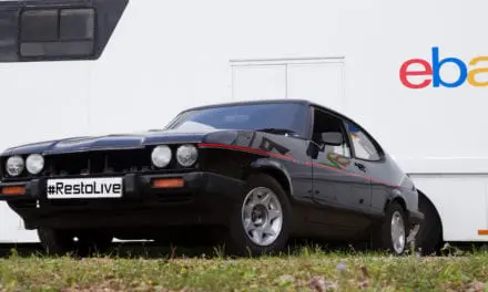Ebay Restoration Live at Silverstone Classic with a Capri