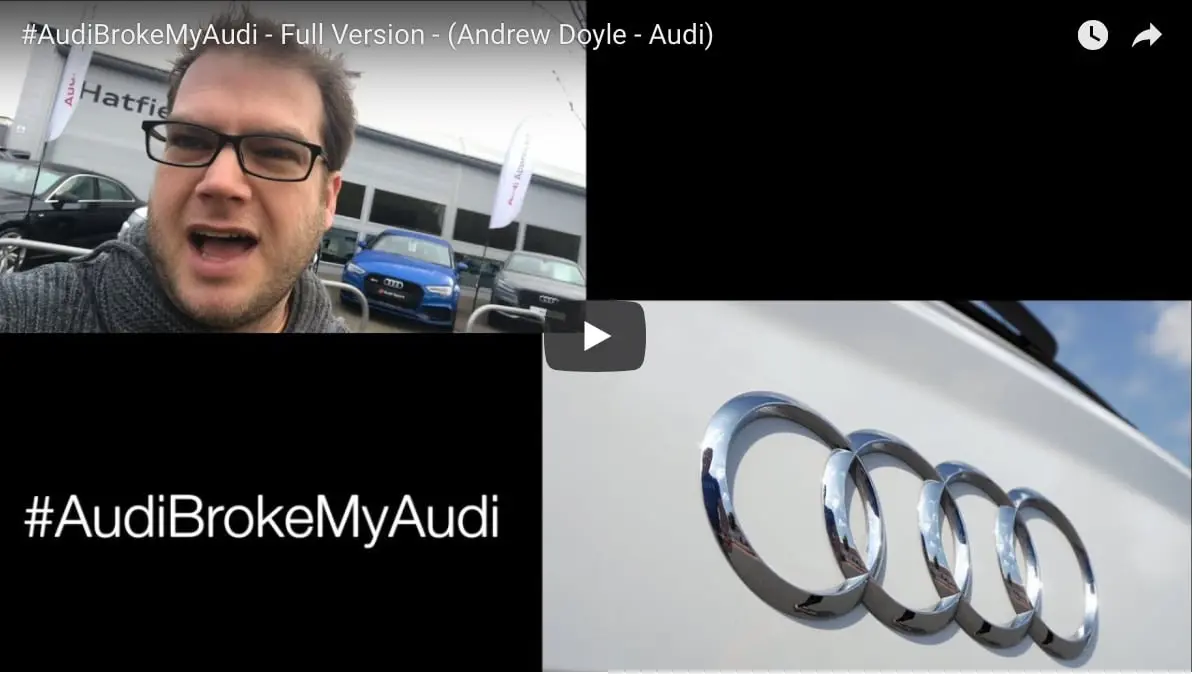 Stories Audi complaint - Stories