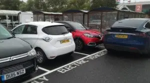 Electric Vehicle Drivers are a bit miffed by ICE holes Andersen4 300x167 - Electric Vehicle Drivers are a bit miffed by ICE holes