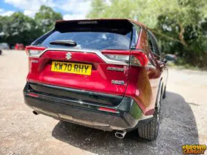 Suzuki Across PHEV Review suzuki rear 300x225 - Suzuki Across PHEV Review