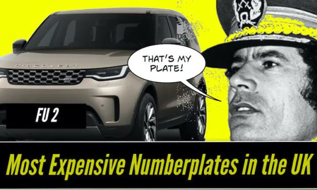 Priciest Personalised Licence Plates in the UK Revealed by ALA insurance