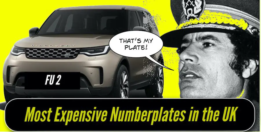 Priciest Personalised Licence Plates in the UK Revealed by ALA insurance