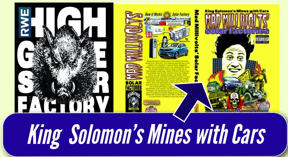 Mad Millivolts- King Solomon’s Mines with Cars