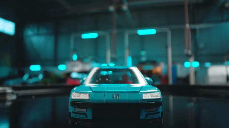 Mattel Brick Shop™ and Hot Wheels® Collector Builds Honda Hot Wheels civic front - Mattel Brick Shop™ and Hot Wheels® Collector Builds