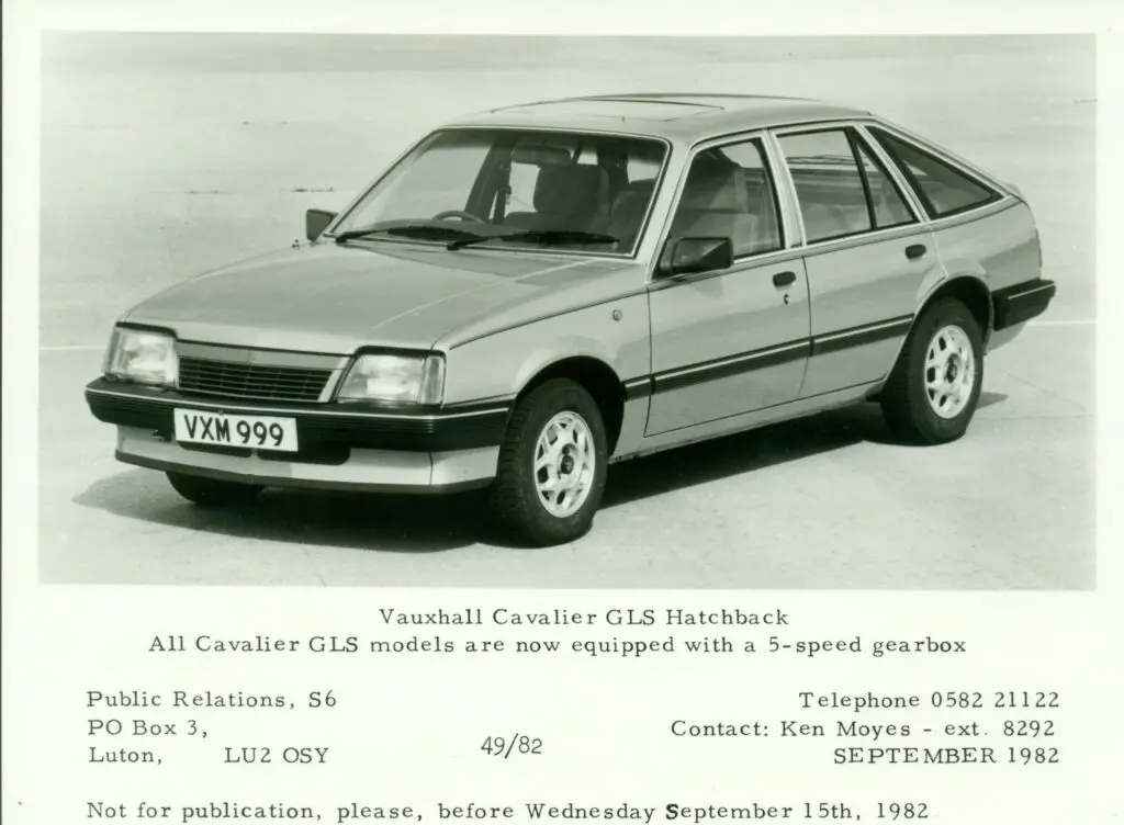 Vauxhall Cavalier Mk II at 45 Vauxhall Cavalier Mk II GLS hatchback 1024x752 - Vauxhall Cavalier Mk II at 45