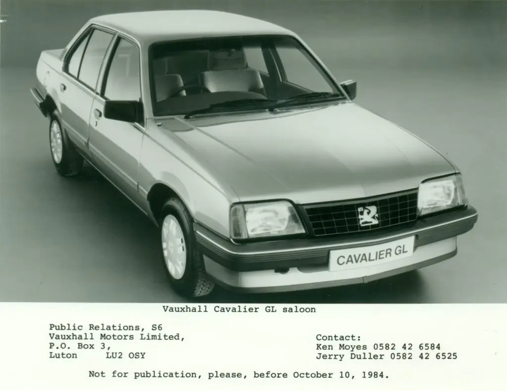 Vauxhall Cavalier Mk II at 45 Vauxhall Cavalier Mk II Gl saloon 1984 1024x791 - Vauxhall Cavalier Mk II at 45