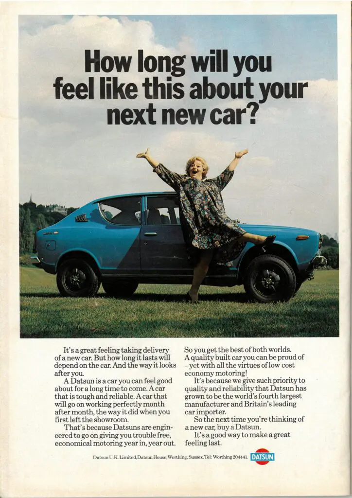76 Plate Registration Rip Off Datsun Hattie Jacques 724x1024 - 76 Plate Registration Rip Off