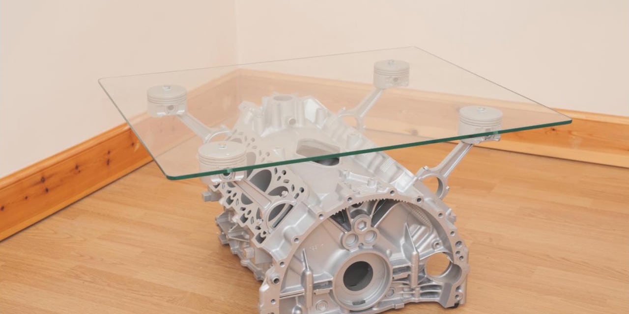 Bored? Build Yourself an Engine Coffee Table