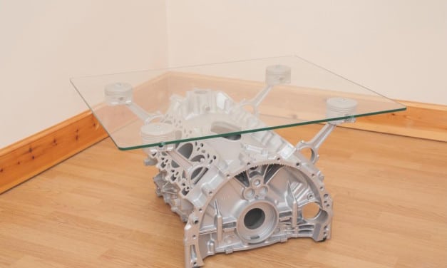 Bored? Build Yourself an Engine Coffee Table