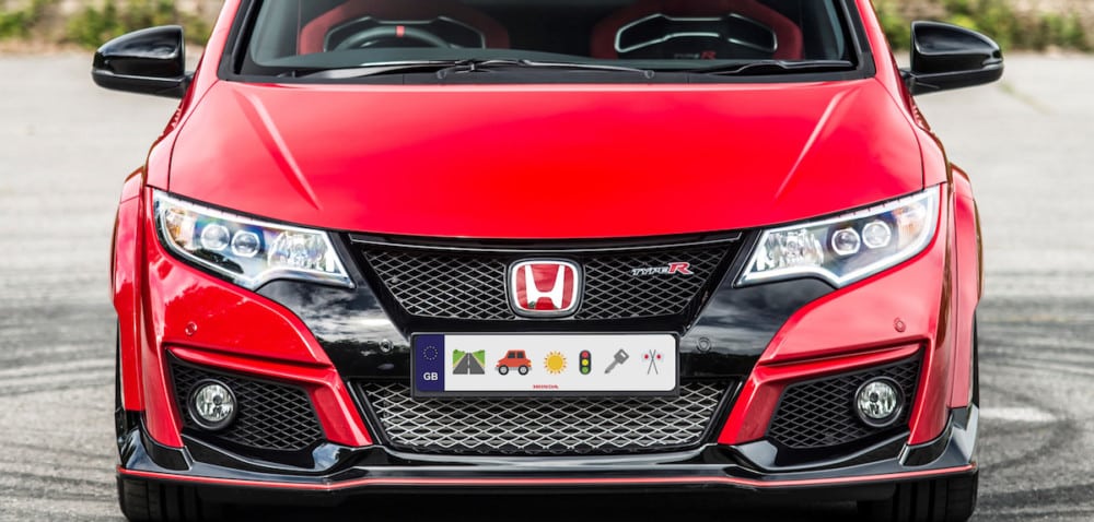 Honda’s Emoji Plates