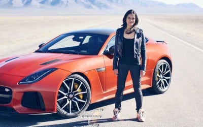 JAGUAR F TYPE SVR 200MPH HERO 02 copy 400x250 - Celebrities