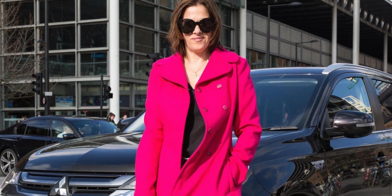 Tracey Emin at London Fashion Week