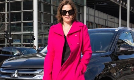 Tracey Emin at London Fashion Week