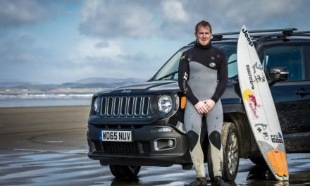 Jeep Catches Big Wave Surfer Andrew Cotton