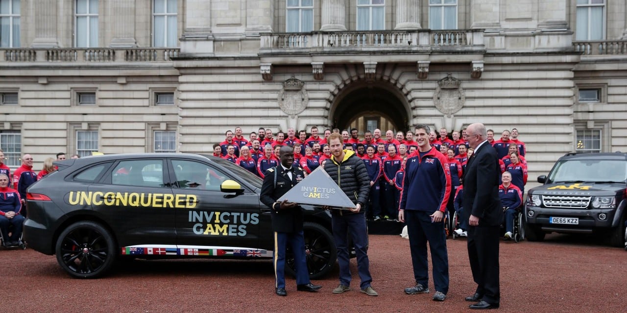 PRINCE HARRY UNVEILS THE INVICTUS GAMES UK TEAM AT BUCKINGHAM PALACE