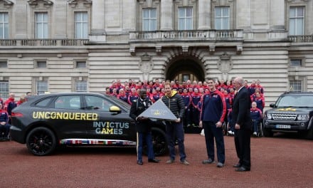 PRINCE HARRY UNVEILS THE INVICTUS GAMES UK TEAM AT BUCKINGHAM PALACE