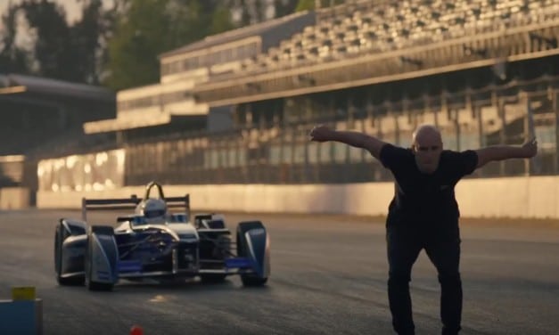 Man vs Formula E car