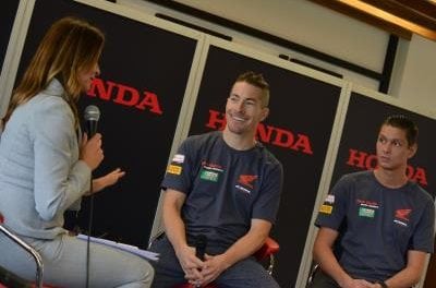 Suzi Perry interviews Honda Stars