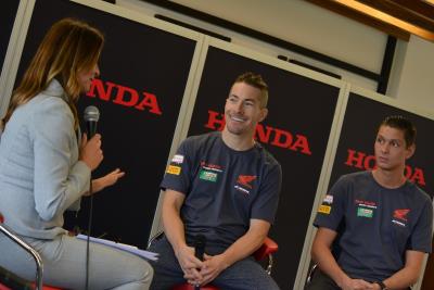 Suzi Perry interviews Honda Stars