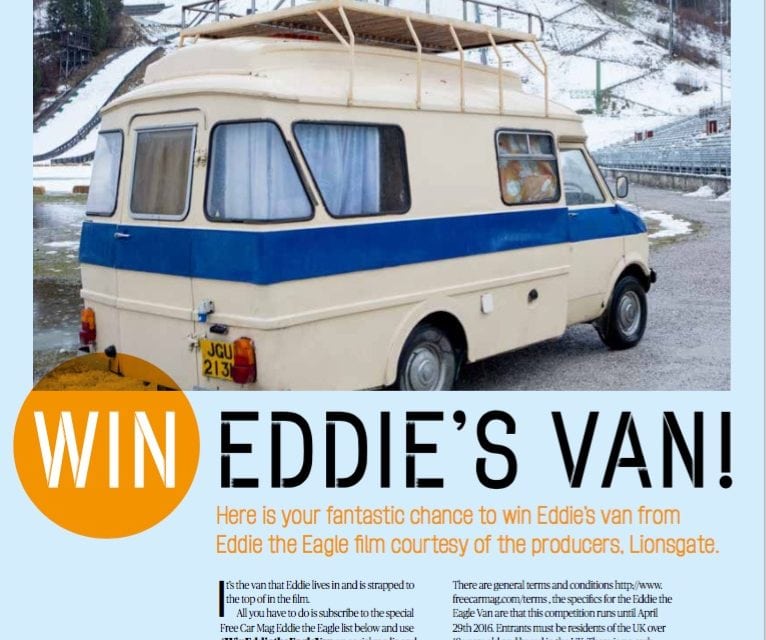 Eddies the Eagle’s Van – We have a Winner