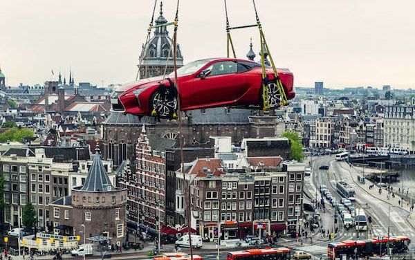 Lexus over Amsterdam
