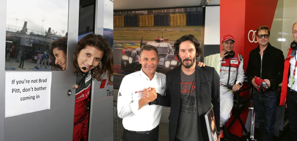 Le Mans Audi Celeb Watch