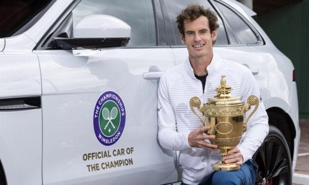Andy Murray’s official winners car is a jaguar F-Pace