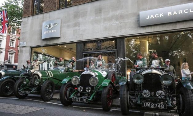 Bentleys in Barclay Square