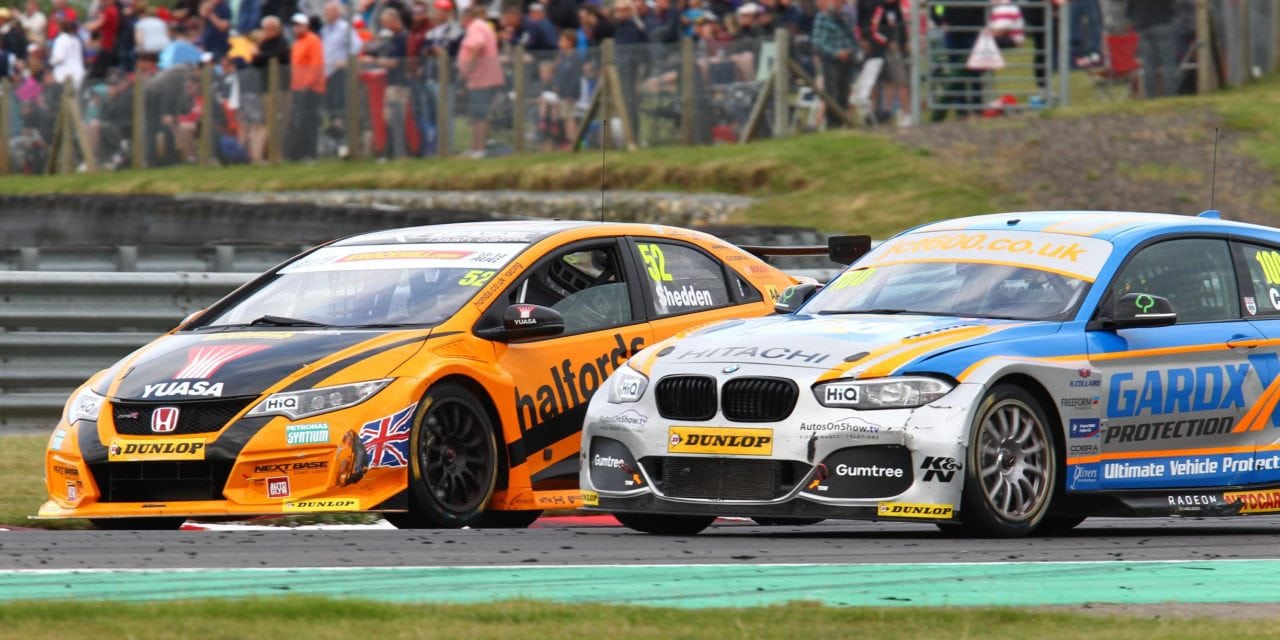 Honda and Gordon Shedden set Snetterton on fire