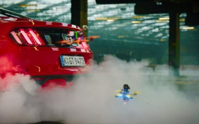The Ford Mustang provides smoke on the dronekhana course 400x250 - Stories