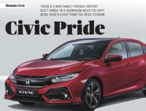 Honda Civic 300x228 - Honda Civic Featured in latest Free Car Mag now the amazing Type R prototype revealed