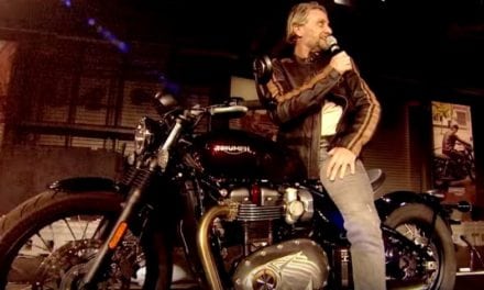 Triumph Bonneville Bobber – launched with Carl Fogerty and friends