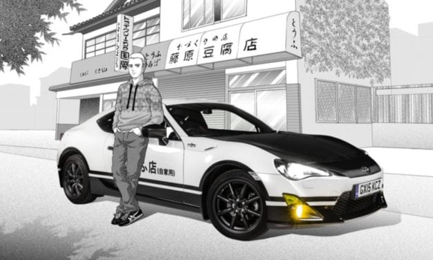 Toyota creates manga-inspired GT86 Initial D concept