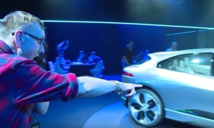 Jaguar iPace Concept Celebrity Launch brings crowd to a standstill…