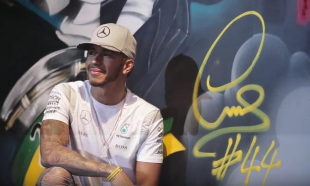 Lewis Hamilton in São Paulo, Brazil with PUMA MOTORSPORT