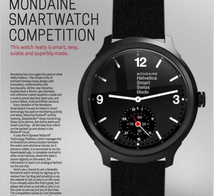 Mondaine Watch Competition – we have a winner!