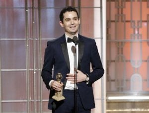 Damien Chazelle winner of Best director and best screenplay at the 74th Golden Globe Awards 300x228 - La La Land Sweeps the Golden Globes