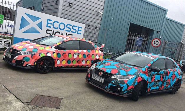 Honda Civics Wrapped by 3M and Ecosse Signs for Kaiser Chiefs Video