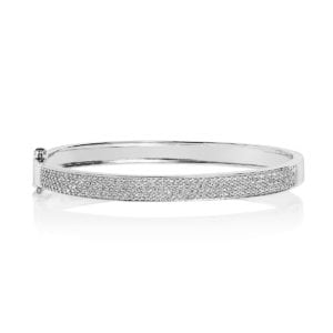 Felline Chuiso Bangle with White Zirconia £279 copy 300x300 - Jackie O - Get Her Look