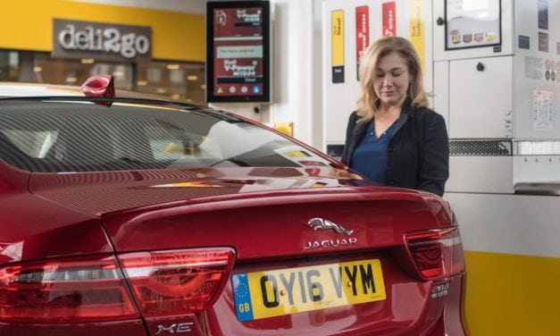 Jaguar XE | World First In-Car Cashless Fuel Payment
