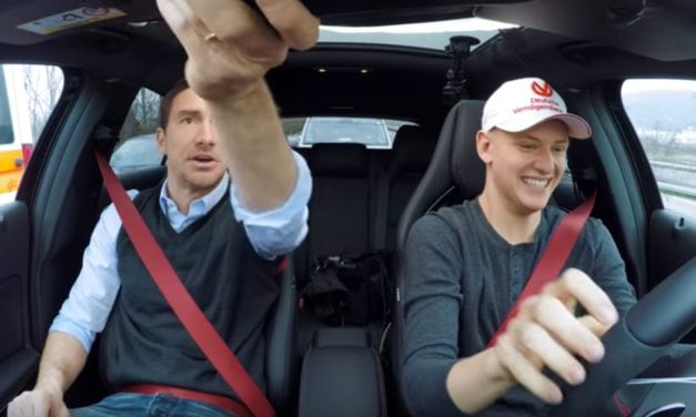 Mick Schumacher gets his driving licence, part one…