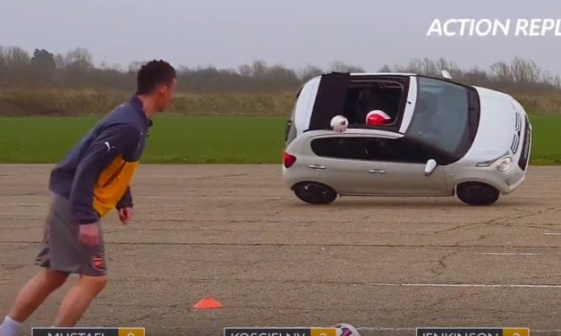 ARSENAL ON TARGET WITH CITROËN C1 AIRSCAPE